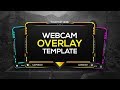 Colorful Gaming Webcam Overlay Template  Free Download ...