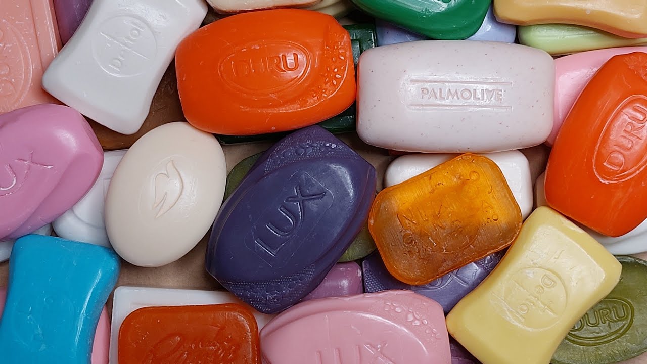 Soap ASMR 🌙 | 18 Colorful Luxury Soaps with Unbelievable Sounds (No Talking)