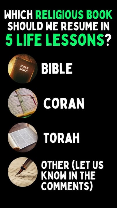 which-religious-book-should-we-resume-in-5-life-lessons-bible-coran