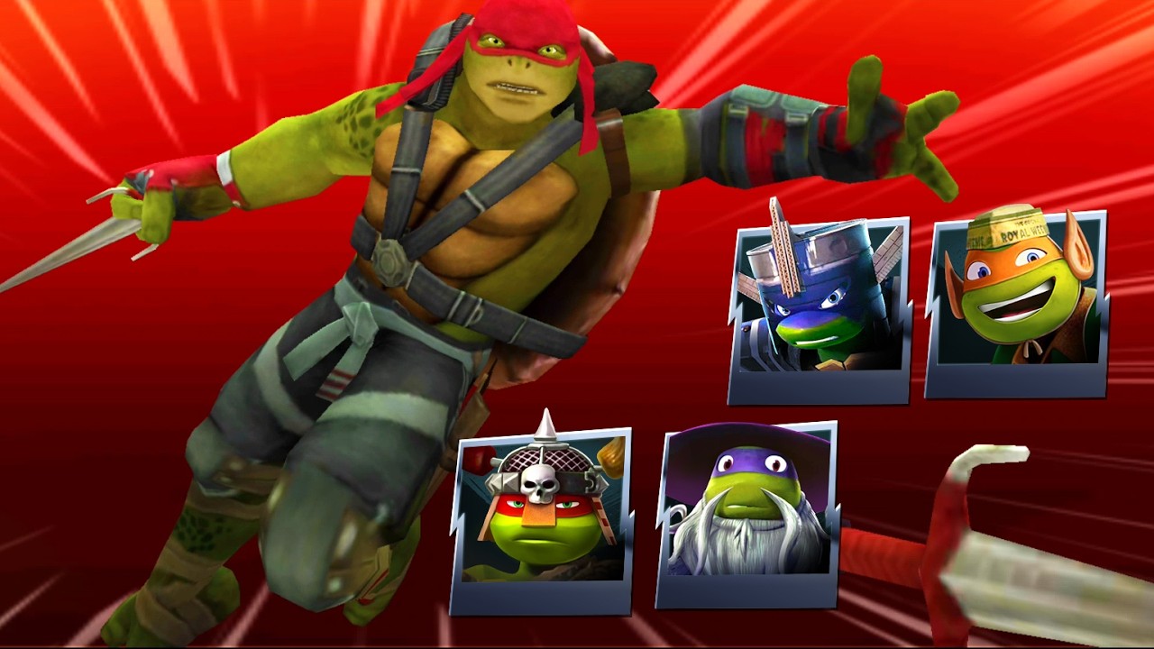 MOVIE RAPH & LARP TURTLES TEAM UP | Teenage Mutant Ninja Turtles Legends