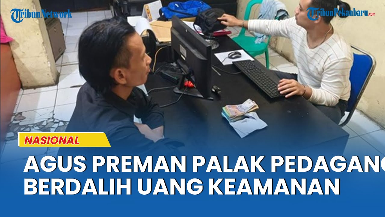 Agus Preman Palak Pedagang di Pasar Bogor Berdalih Uang Keamanan, Terciduk Polisi Lagi Beraksi