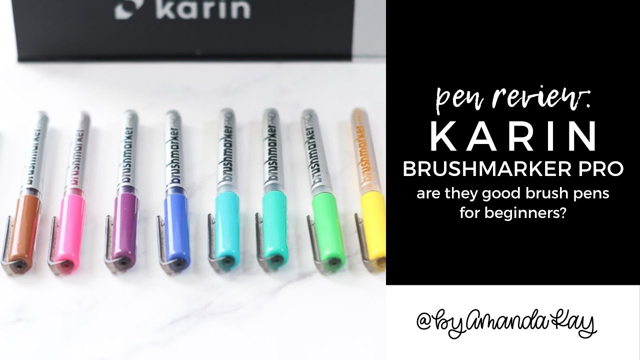 Ecoline Brush Pens Review (Compared to Karin Markers) - Ensign Insights