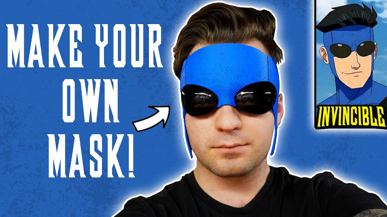 Invincible Mask Rig Making an Invincible Mask From Season 3 (3D Printed) - YouTube