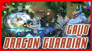 DRAGON GUARDIAN GALIO SKIN GAMEPLAY : League of Legends Wild Rift