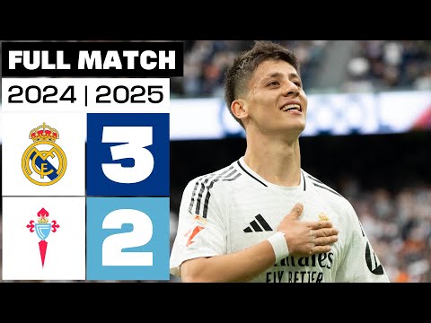 Real Madrid 3 - 2 RC Celta I PARTIDO COMPLETO | LALIGA EA SPORTS 2024/25