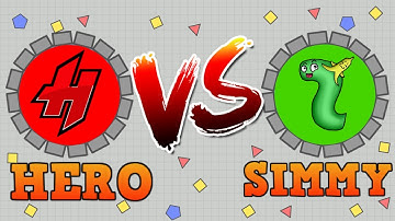 HERO VS SIMMY! 1V1 DIEP.IO MATCH SANDBOX MODE! Diep.io New Update Mode (Diepio)