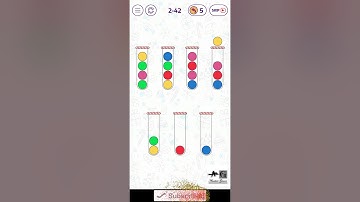 Bubble Sort Color Puzzle Game || Normal || 1-100