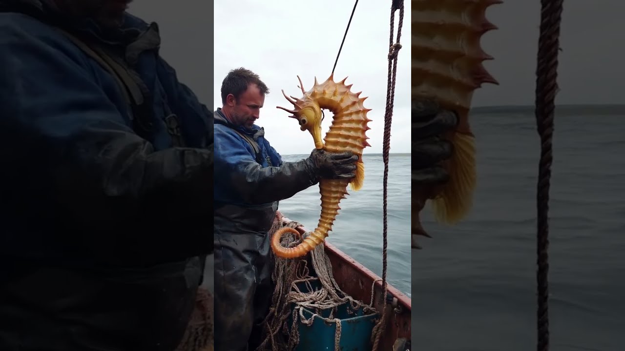 Giant Seahorse Caught On Camera Giantseahorse