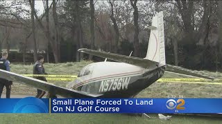 Small Plane Lands At N.J. Golf Course