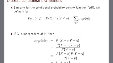 [Chapter 6] #8 Conditional distribution, the discrete case