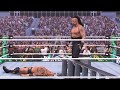 WWE 2K25 undertaker vs rock ladder match