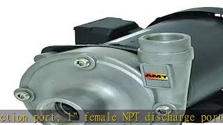 AMT Pump 4893-98 High Head Straight Centrifugal Pump, Stainless Steel, 1/2 HP, 1 Phase, 115/230V, C