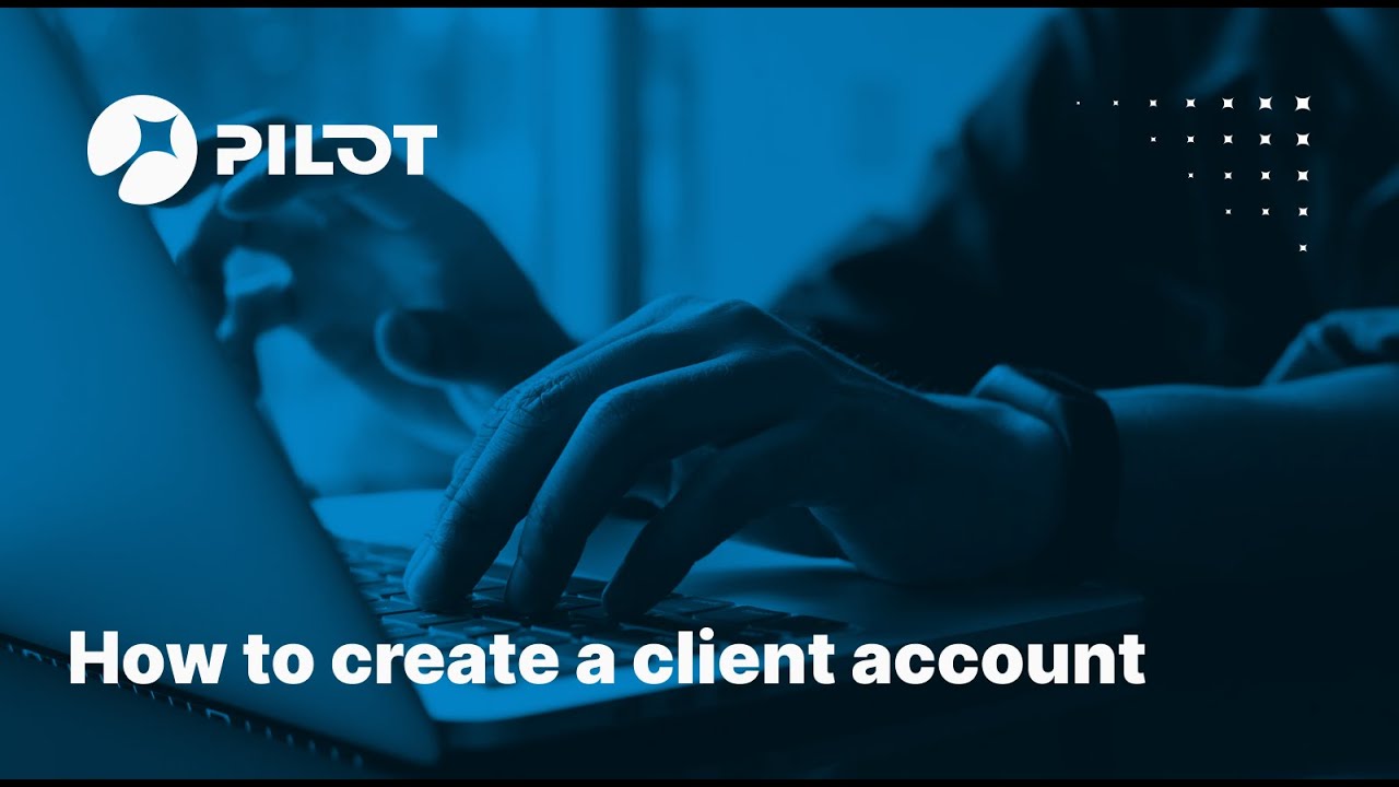 How to create a client account - YouTube