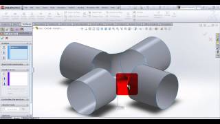 Video Tutorial on Modeling Pipe Joint (4) in SolidWorks