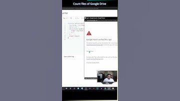 Count files of Google Drive using Google Script #shorts