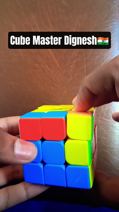 Cube Solve In 0.02 Sec💀🗿 #india #ronaldo
