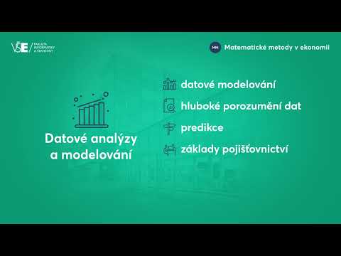 Matematické metody v ekonomii: studijní program v kostce