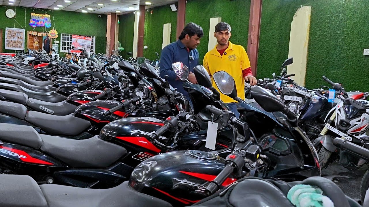 Second hand bikes in hyderabad 4k| PNarendher motors |15వేలకే #mt #220f #shyne @raviprakashlifestyle