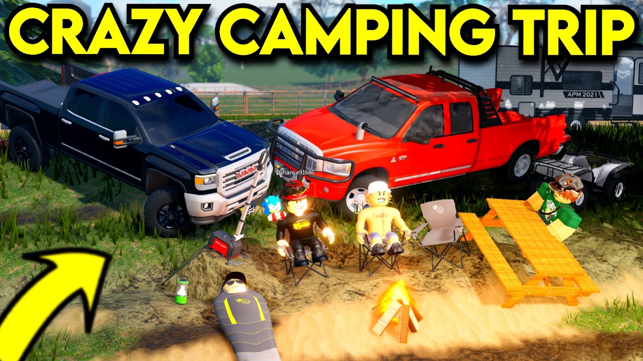 I WENT ON A CRAZY CAMPING TRIP IN APM | Roblox American Plains Mudding ...
