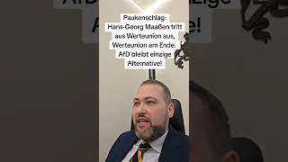 Maaßen verlässt CDU! #shorts #shortsfeed #shortvideo #afd #politik #deutsch #foryou #fyp #maaßen