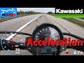 Kawasaki Vulcan S - ACCELERATION - GPS measured