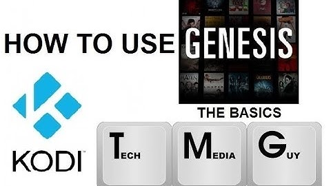 How to use Genesis in Kodi (XBMC) for FREE Movies and TV Shows (The Basics) (2016)