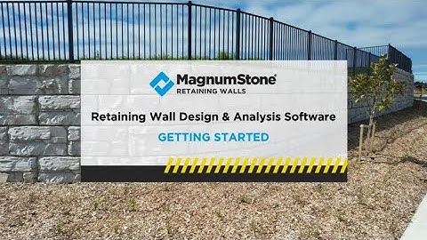 MagnumStone CTI Wall Design Software - Tutorial 1 - Getting Started