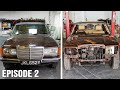 1983 Mercedes Benz W123 280CE Restoration | Part 2 | Stripping Parts