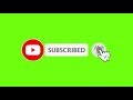 Animated Subscribed Button (Green Background)