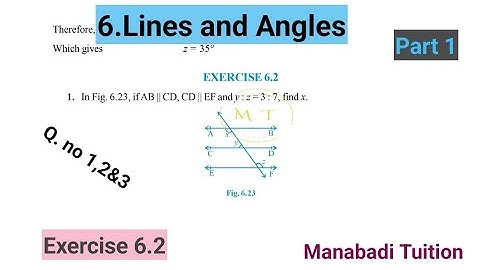 9th class maths|Chapter 6|🤷‍♀️Lines and Angles|💁‍♂️Exercise 6.2 |Q.no 1,2&3 |part 1|with notes|