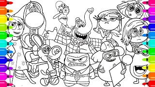 Inside Out Coloring Pages.  Satisfying Colouring All Emotions