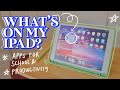 what's on my iPad 8 (apps i use for school + accessories) 🍎✏️🎨
