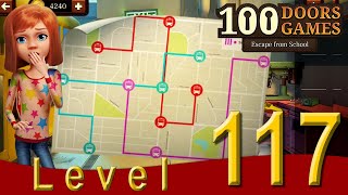 JOGO ESCAPE FROM SCHOOL - 100 DOORS GAMES | 100 PORTAS LEVEL 117 PASSO A PASSO | LVL 117 WALKTHROUGH screenshot 4