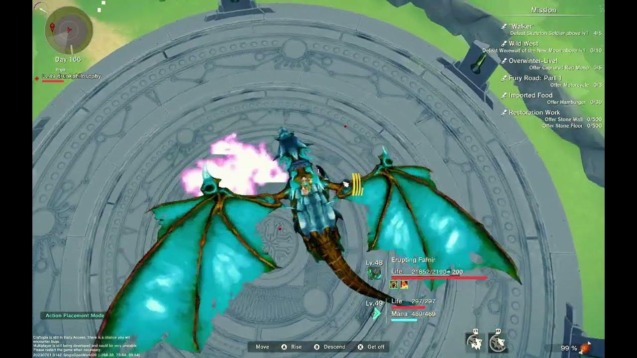 dragon fight craftopia seemless map YouTube