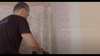 How to install IQ Surface homogenous vinyl on floor and wall