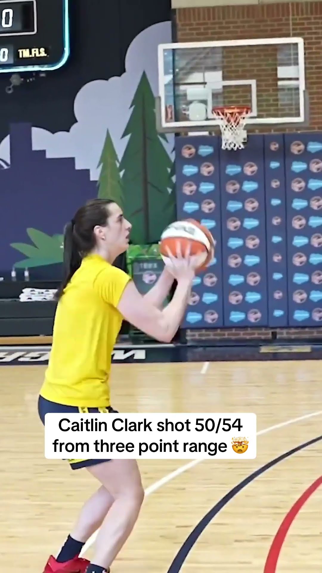 Caitlin Clark putting in work on her birthday ? (via indianafever/TT)