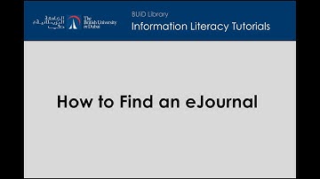 How to find an eJournal in WorldCat?