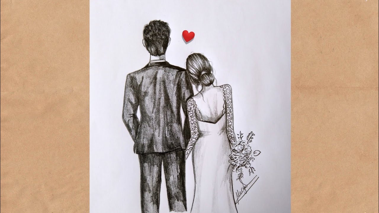 Bride And Groom Sketch Stock Photos and Images - 123RF