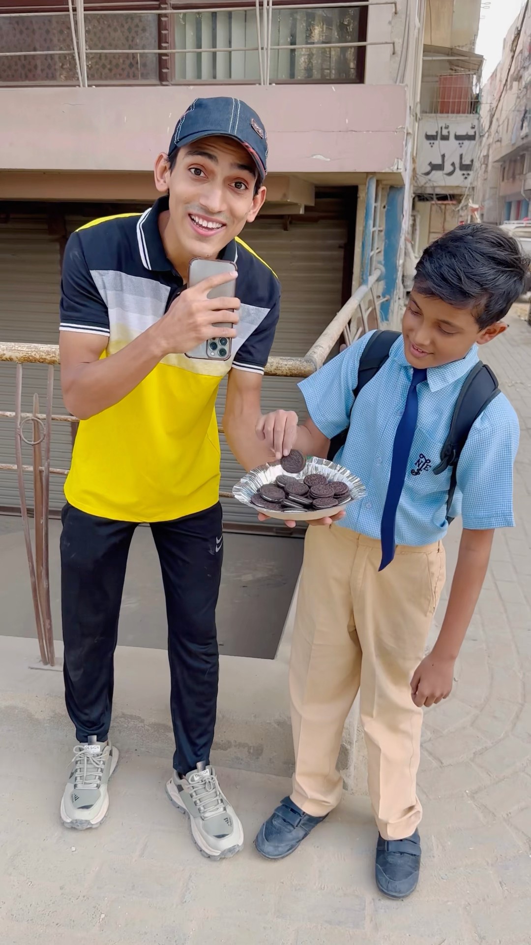 Challenge With School Boy ?|