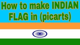 How to make INDIAN FLAG🇮🇳 in picarts app very simple full tutorial screenshot 3