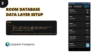 Building a Shopping List App: Data Layer Setup using Jetpack Compose and Room Database screenshot 4