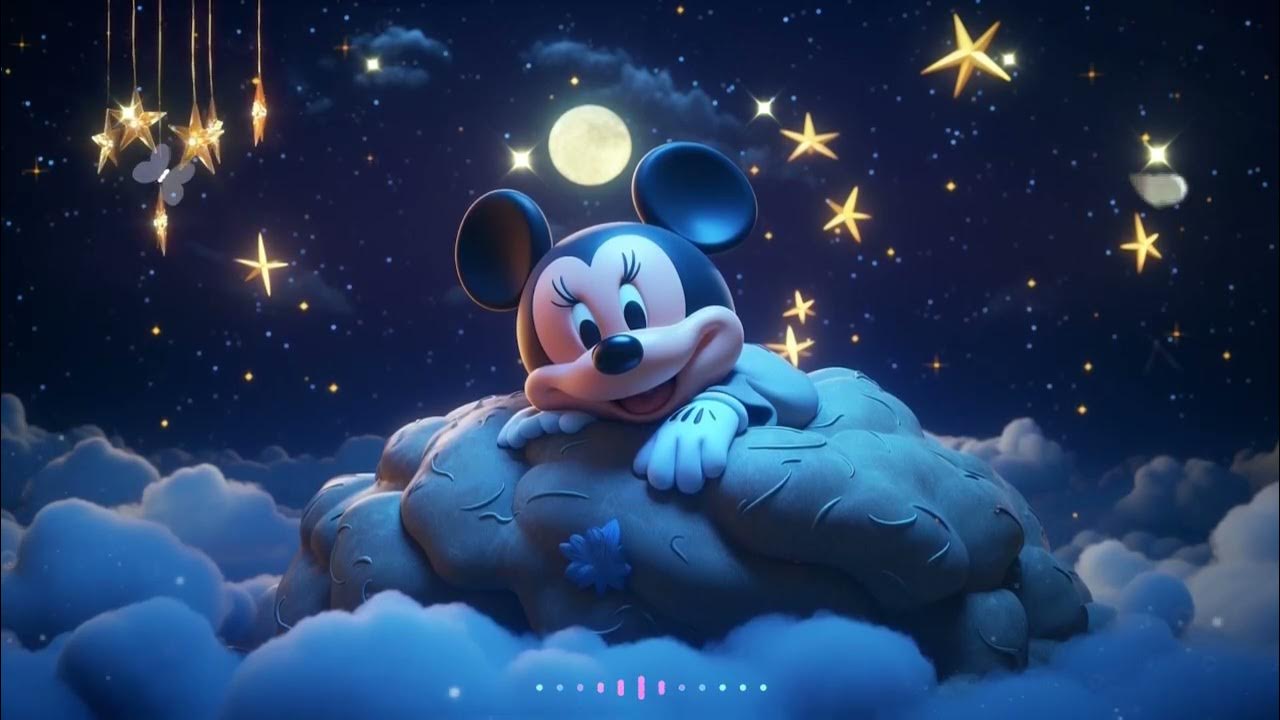 Soothing Bedtime Lullaby Music with Mickey Mouse ♫ Lullaby for Babies ...