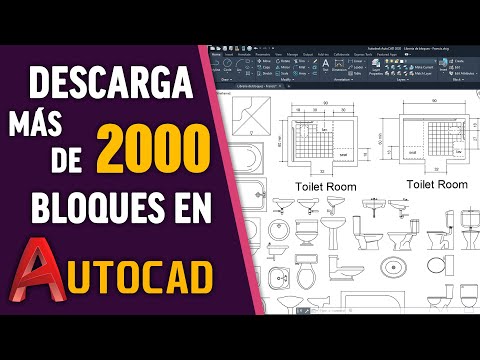 COMO DESCARGAR BLOQUES PARA AUTOCAD / MÁS DE 2000 BLOQUES GRATIS!