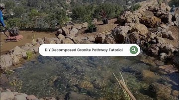 DIY Decomposed Granite Pathway Tutorial