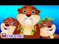 Sea Otter Nursery Rhyme | ChuChuTV Sea World | Animal Songs For Children