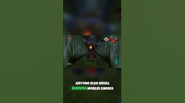 Burning Moblin Cheeks! #gaming #randomizer #zelda #ocarinaoftime