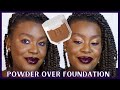 FENTY BEAUTY POWDER FOUNDATION ON TOP OF LIQUID FOUNDATION | Belle Mbwese