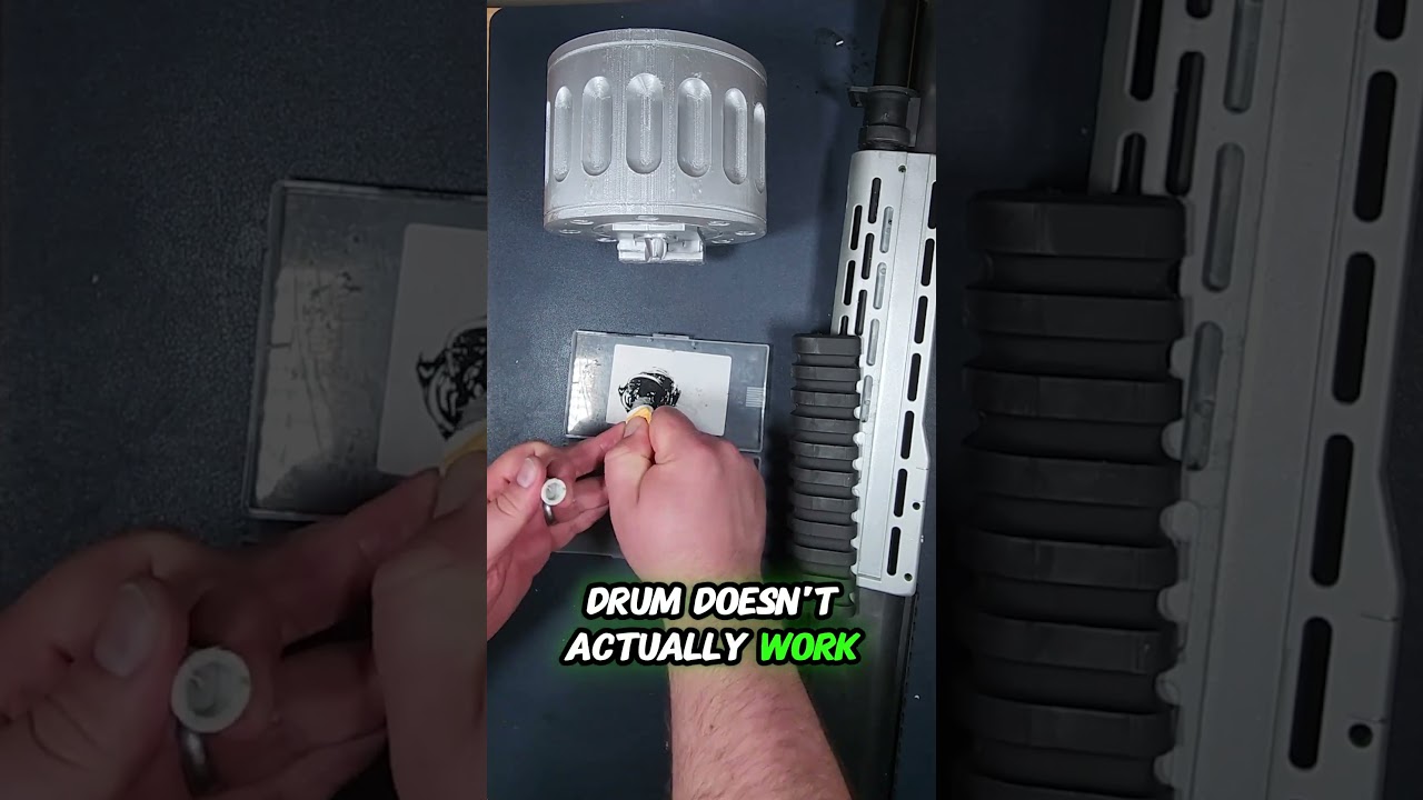 Nerf Fallout Combat Shotgun - Adding a Drum