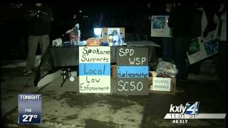 Rally shows support for Spokane Law Enforcement