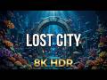A Hidden City Beneath the Ocean… (8K HDR Deep Sea World)#8k #relax #sleep #ocean #underwater